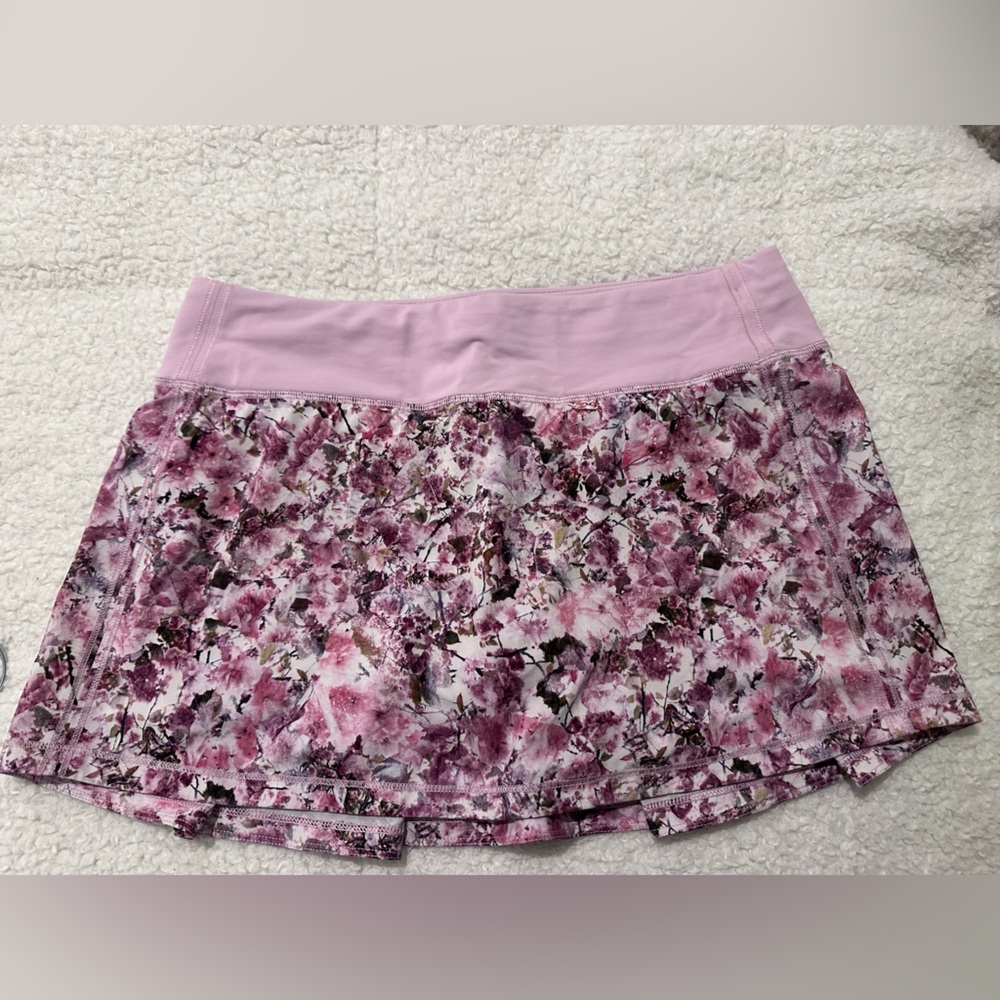 Lululemon Play Off the Pleats Skirt in Blossom Spritz Multi